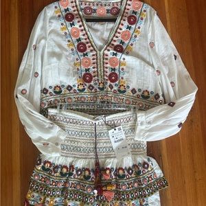 ZARA Embroidered SET